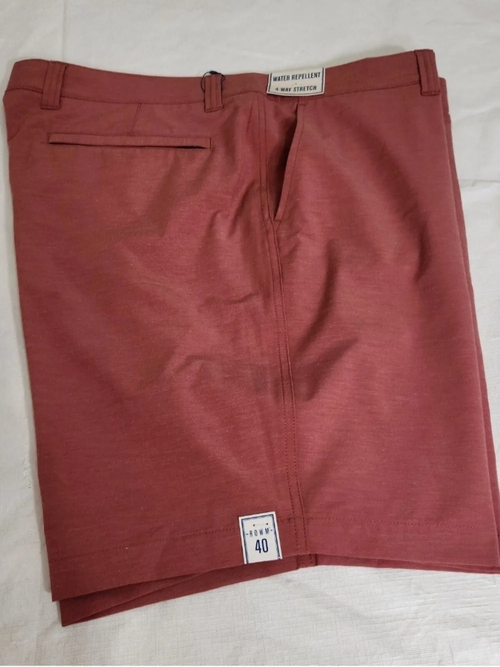 ROWM Men's Shorts Size 40 Flat Front 8